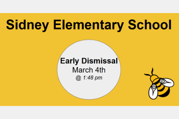 Early Dismissal- School ends 1:48pm