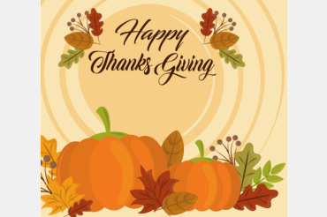 No School this day - Thanks Giving Holiday