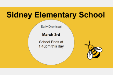 Early Dismissal- School ends 1:48pm