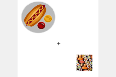 hot dogs and sushi