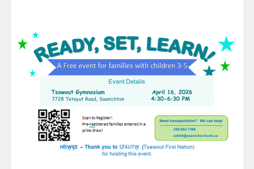 Ready, Set, Learn April 16