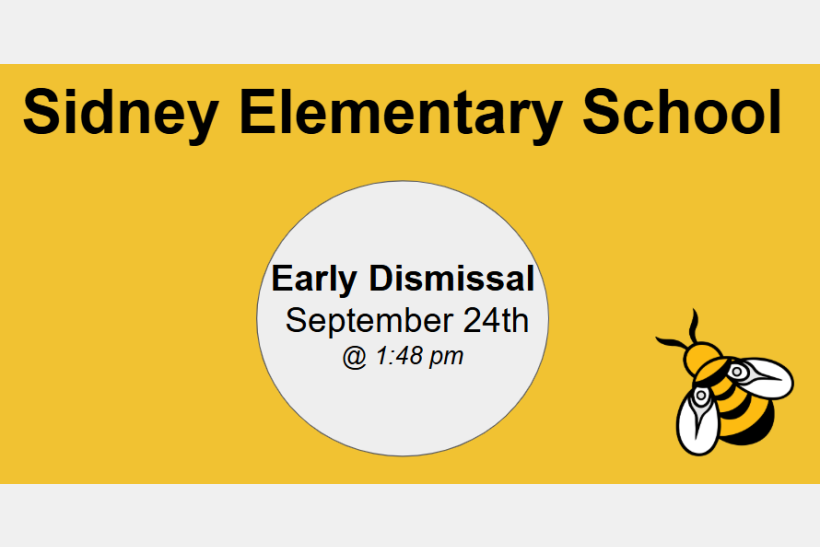 Early Dismissal- School ends 1:48pm