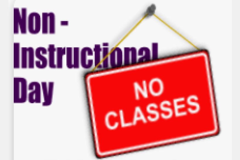 Non Instructional Day- No School